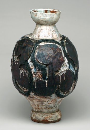 A Peter Voulkos stoneware jar from around 1956